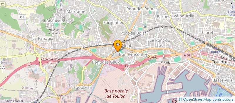 localisation de l'entreprise 837 587 807   TOULON