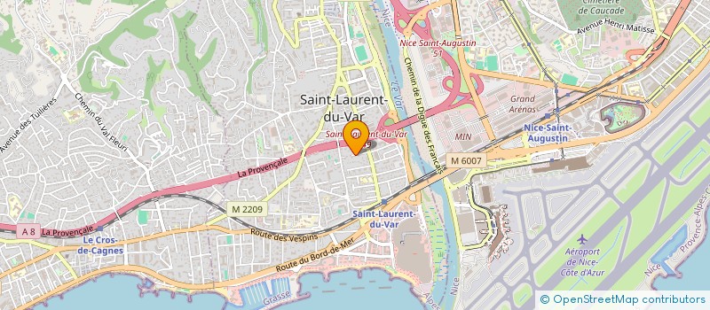 localisation de l'entreprise 837 600 857 à SAINT-LAURENT-DU-VAR