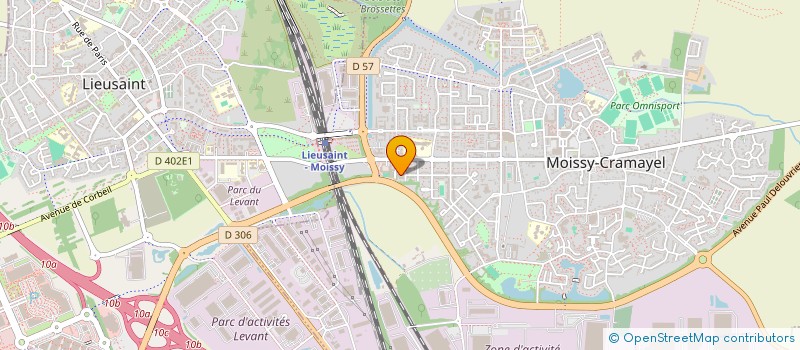 localisation de l'entreprise 837 603 869   MOISSY-CRAMAYEL
