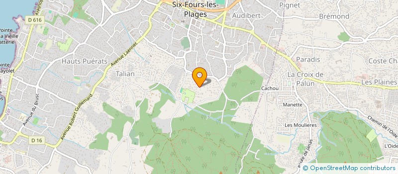 localisation de l'entreprise 837 611 144  à SIX-FOURS-LES-PLAGES