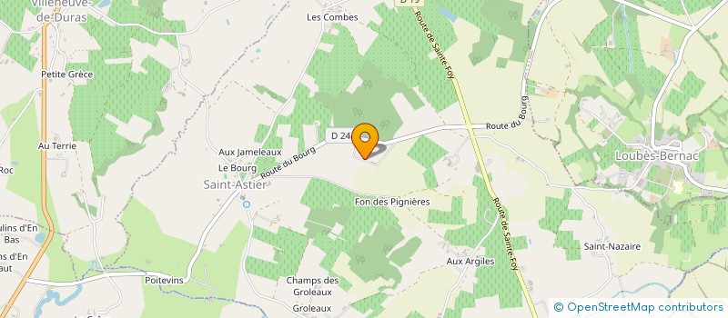 localisation de l'entreprise 837 621 234 à SAINT-ASTIER