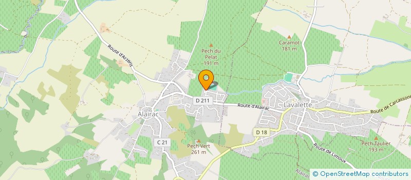 localisation de l'entreprise 837 621 762   ARZENS