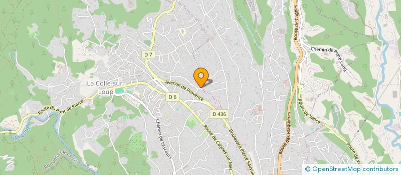 localisation de l'entreprise 837 654 144   LA COLLE-SUR-LOUP