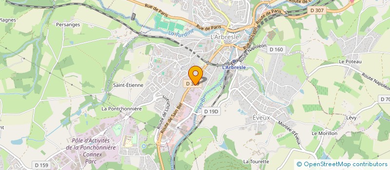 localisation de l'entreprise 837 656 644   L'ARBRESLE