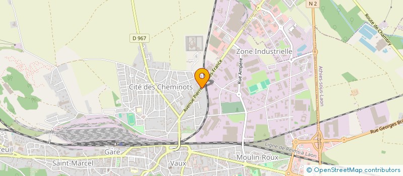 localisation de l'entreprise 837 666 338 à LAON