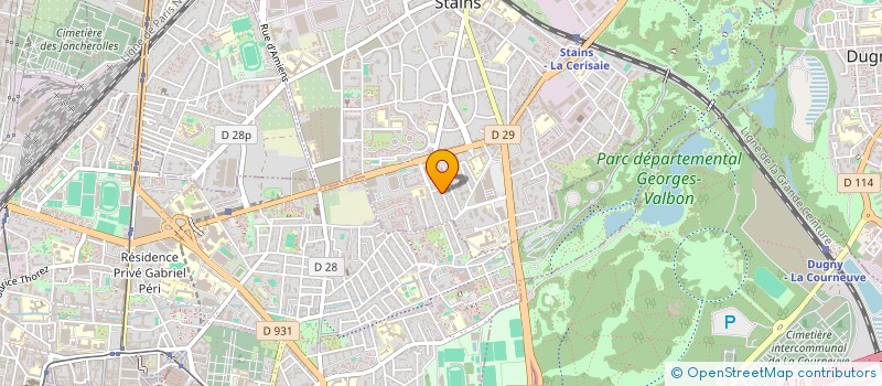 localisation de l'entreprise 837 707 553 à STAINS