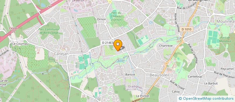 localisation de l'entreprise 837 726 728   GRADIGNAN