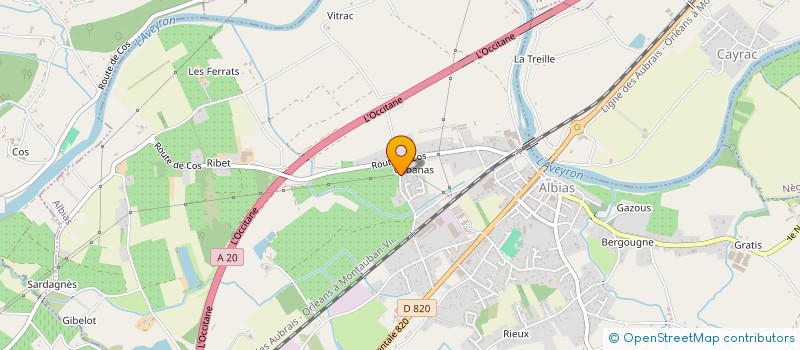 localisation de l'entreprise 837 749 837   BRESSOLS