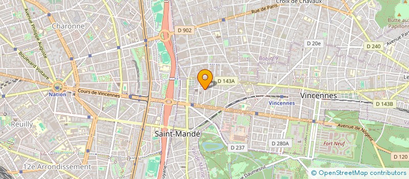 localisation de l'entreprise 837 770 015  à FONTENAY-SOUS-BOIS