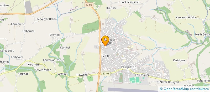 localisation de l'entreprise 837 787 308   BRIEC