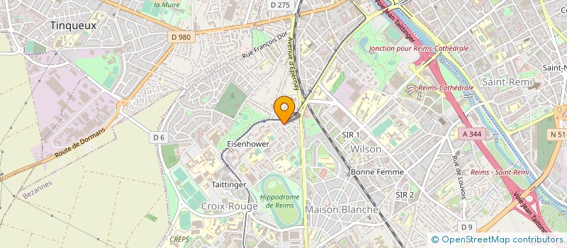 localisation de l'entreprise 837 788 611 à REIMS