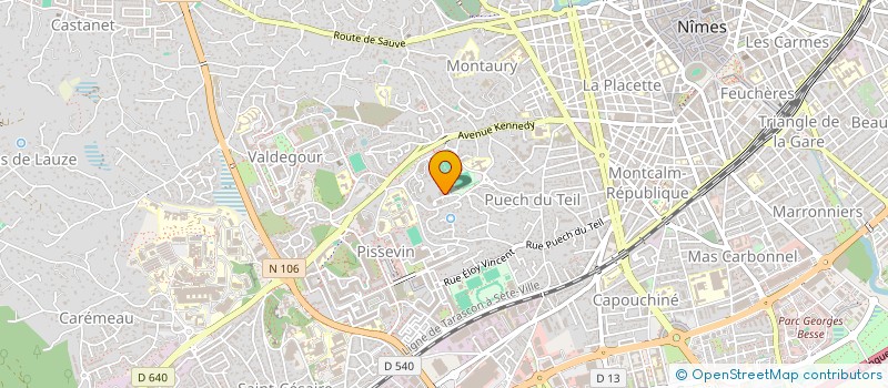 localisation de l'entreprise 837 789 494   NIMES