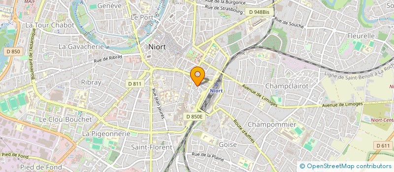 localisation de l'entreprise 837 796 069   NIORT