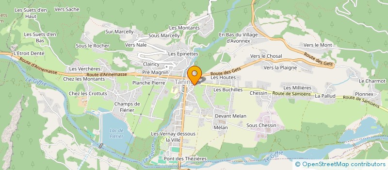 localisation de l'entreprise 837 805 175 à TANINGES