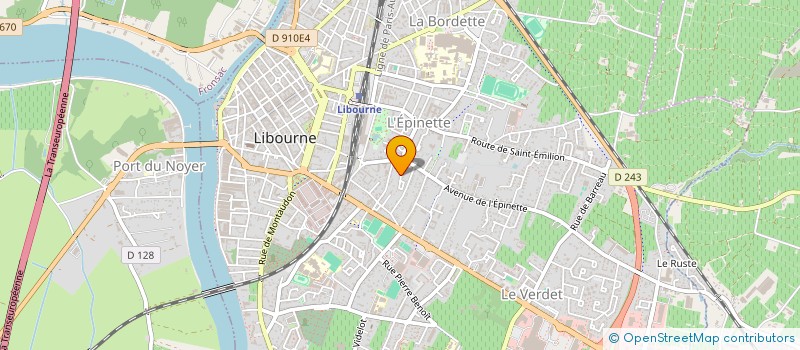localisation de l'entreprise 837 819 812  à LIBOURNE
