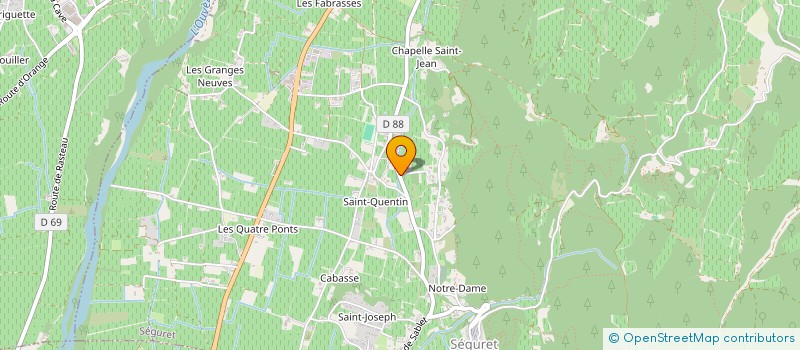 localisation de l'entreprise 837 828 656   SEGURET