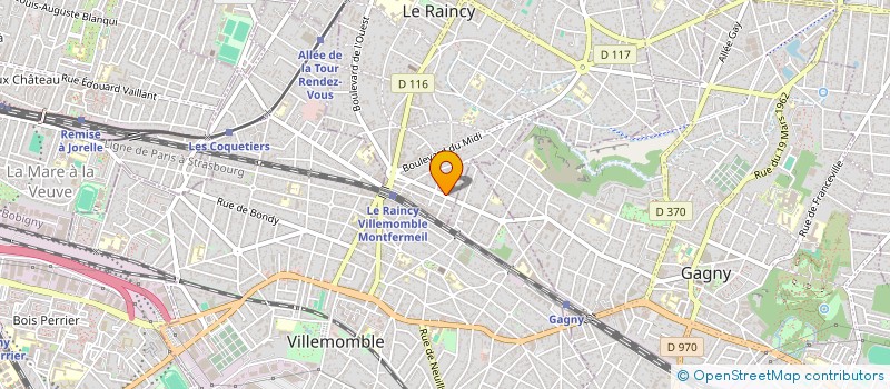 localisation de l'entreprise 837 835 321   LE RAINCY