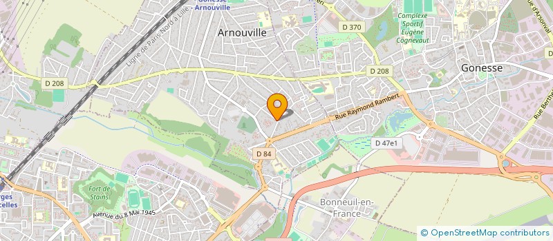 localisation de l'entreprise 837 840 669 à ARNOUVILLE