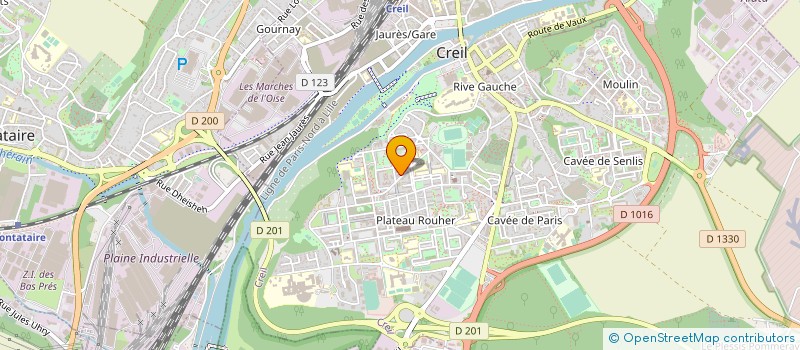 localisation de l'entreprise 837 850 791   CREIL