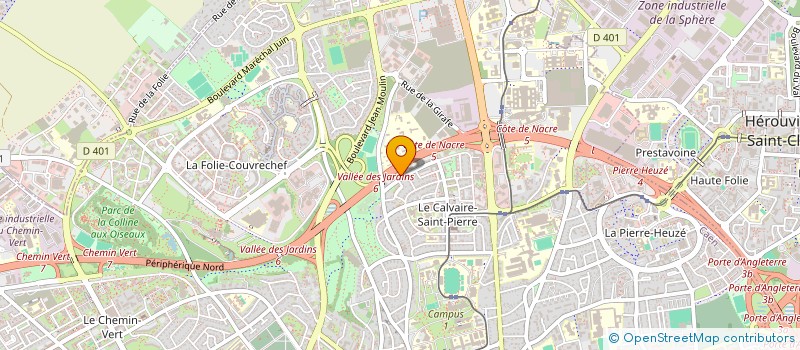localisation de l'entreprise 837 870 252  à CAEN