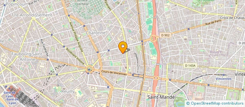 localisation de l'entreprise 837 884 022   PARIS