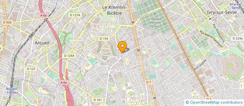 localisation de l'entreprise 837 891 191   VILLEJUIF