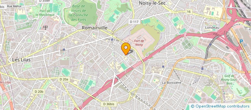localisation de l'entreprise 837 891 761   ROMAINVILLE