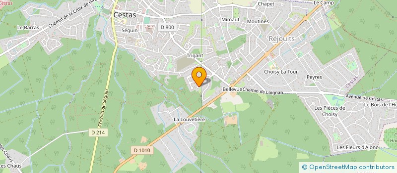 localisation de l'entreprise 837 922 640   PAILLET