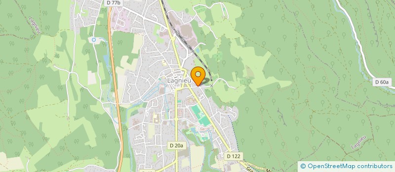 localisation de l'entreprise 837 923 598   LAGNIEU