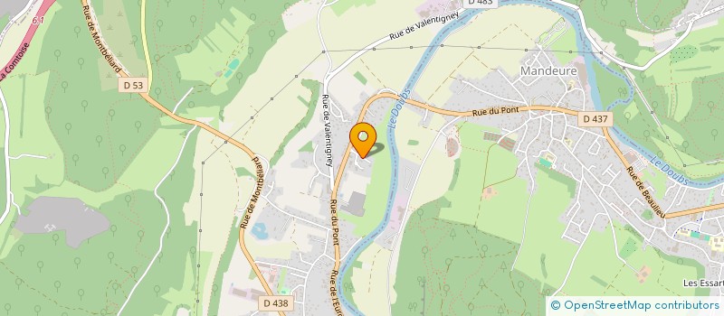 localisation de l'entreprise 837 925 262   SOING-CUBRY-CHARENTENAY