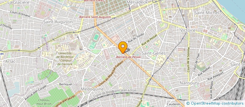 localisation de l'entreprise 837 926 369   LE BOUSCAT