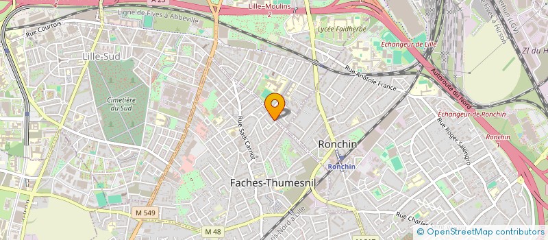 localisation de l'entreprise 837 958 636   FACHES-THUMESNIL