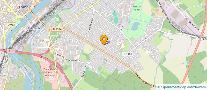 localisation de l'entreprise 838 000 941   YUTZ