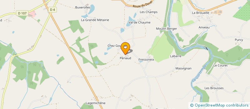 localisation de l'entreprise 838 019 248   ORADOUR-SAINT-GENEST