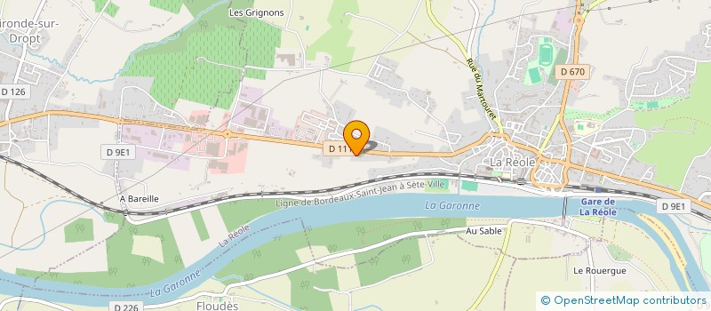 localisation de l'entreprise 838 031 474   LA REOLE