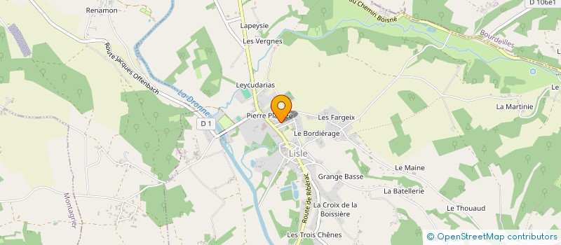 localisation de l'entreprise 838 051 886   LISLE