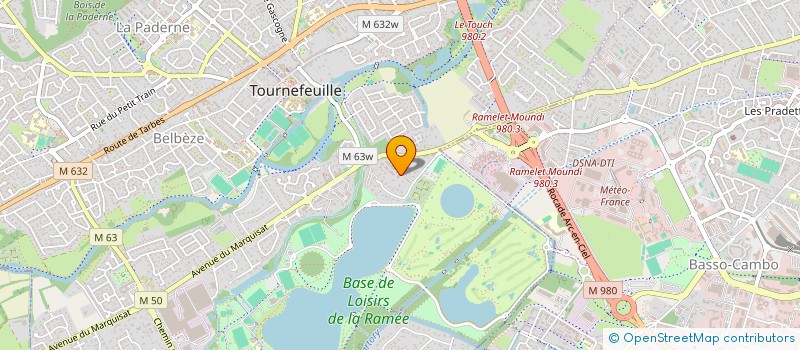 localisation de l'entreprise 838 063 808   TOURNEFEUILLE