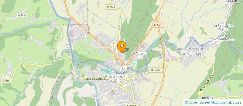 localisation de l'entreprise 838 071 165   LES ECHELLES