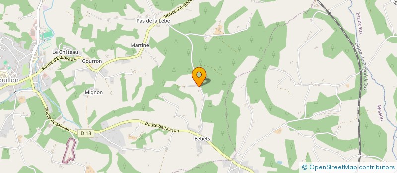 localisation de l'entreprise 838 087 138 à POUILLON