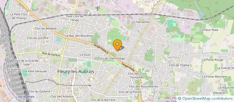localisation de l'entreprise 838 101 921 à FLEURY-LES-AUBRAIS