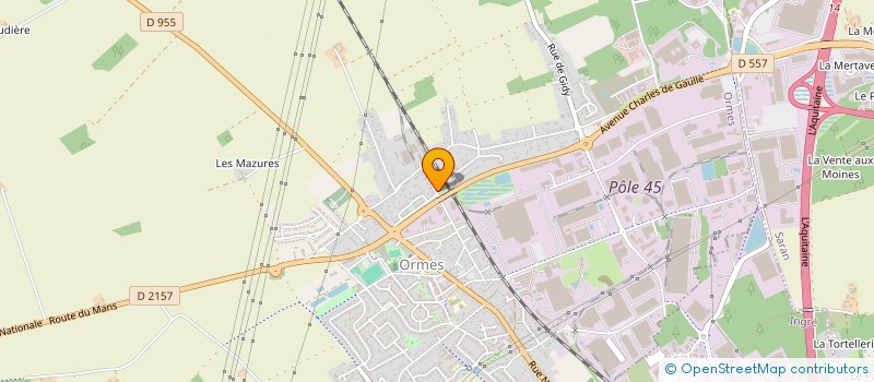 localisation de l'entreprise 838 107 522   ORMES