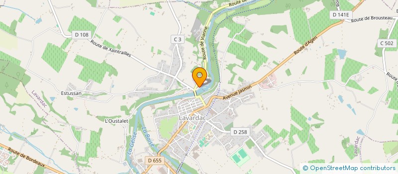 localisation de l'entreprise 838 119 956   LAVARDAC