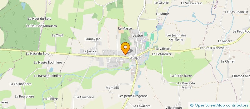 localisation de l'entreprise 838 123 834 à GUIPEL