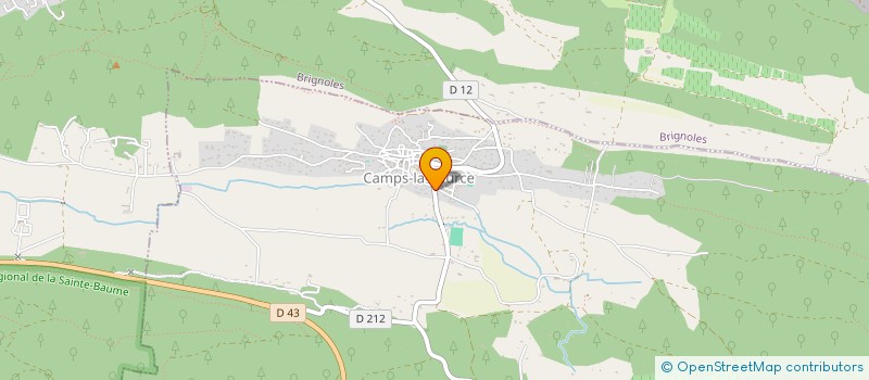 localisation de l'entreprise 838 125 698   CAMPS-LA-SOURCE