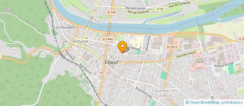 localisation de l'entreprise 838 132 751   ELBEUF