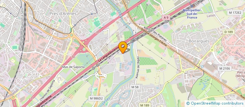 localisation de l'entreprise 838 138 006   LATTES