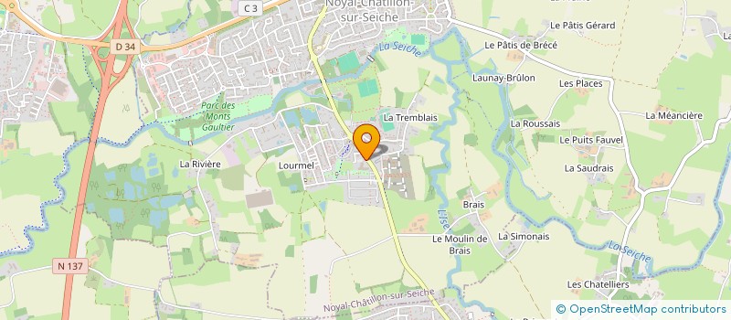 localisation de l'entreprise 838 141 174   NOYAL-CHATILLON-SUR-SEICHE