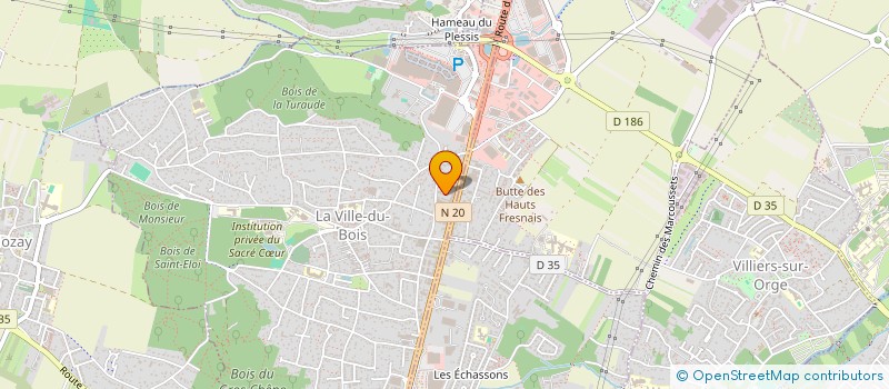 localisation de l'entreprise 838 141 695 à LA VILLE-DU-BOIS