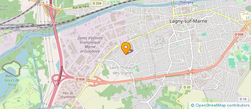 localisation de l'entreprise 838 145 530   SAINT-THIBAULT-DES-VIGNES