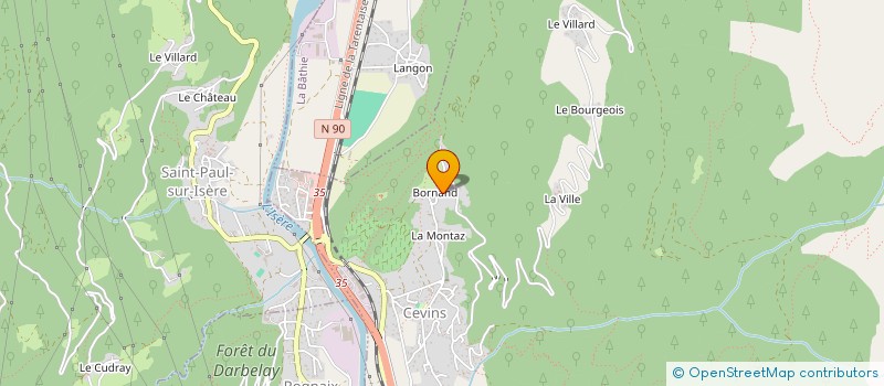 localisation de l'entreprise 838 155 950   CEVINS